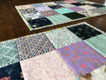 Load image into Gallery viewer, Wintery Patchwork Placemat
