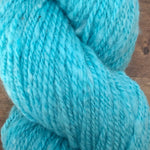 Load image into Gallery viewer, Turquoise Hand-Dyed DK Weight Wool Yarn
