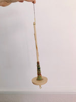 Load image into Gallery viewer, Drop Spindle Hi-Lo by Schacht + 1 oz of carded wool

