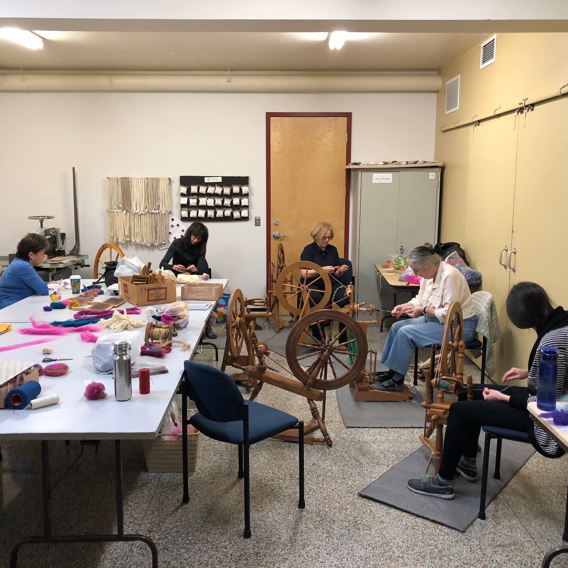 Cours de filage grand public