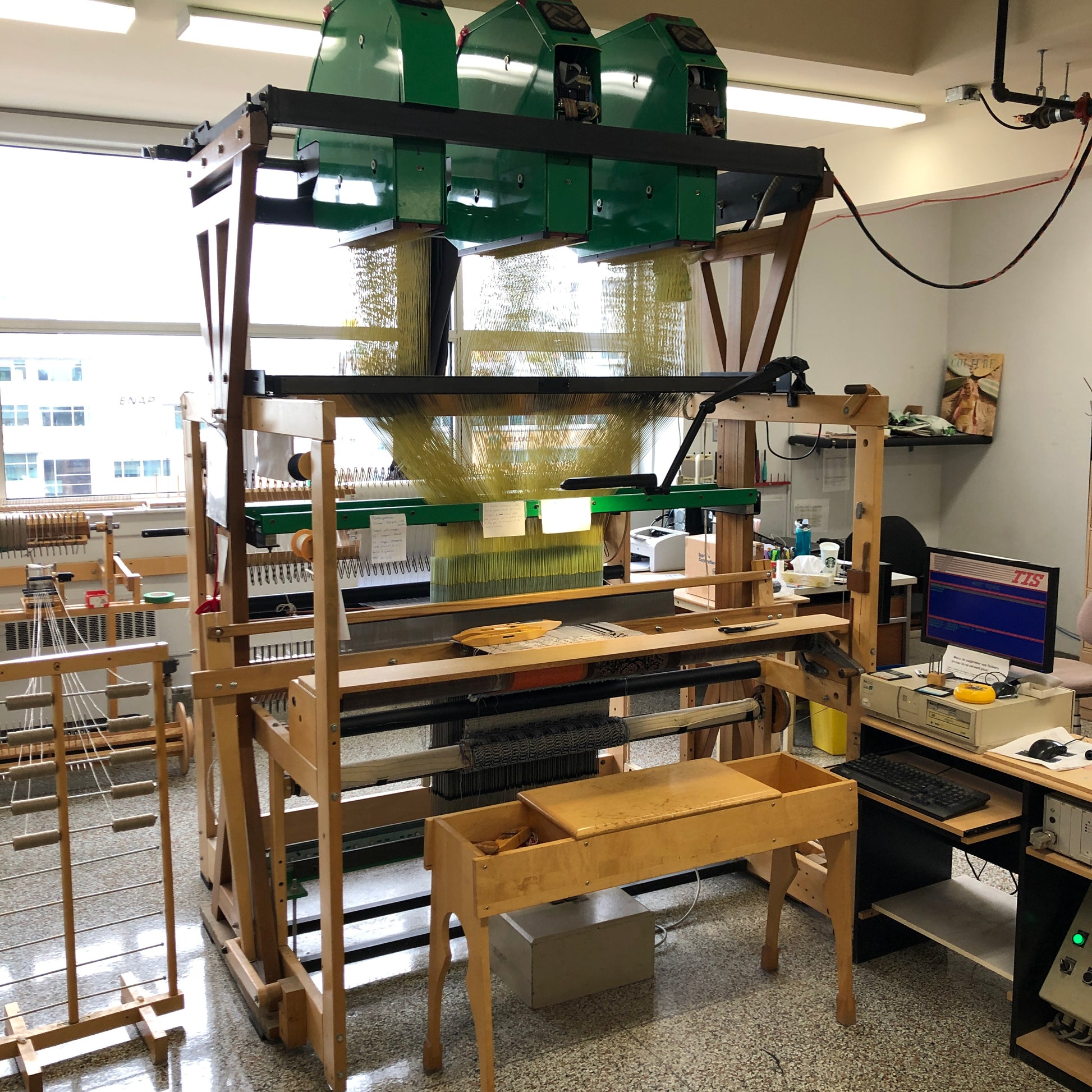 Carnet d'études (Study Notebook) - Jacquard Tapestry Triptych