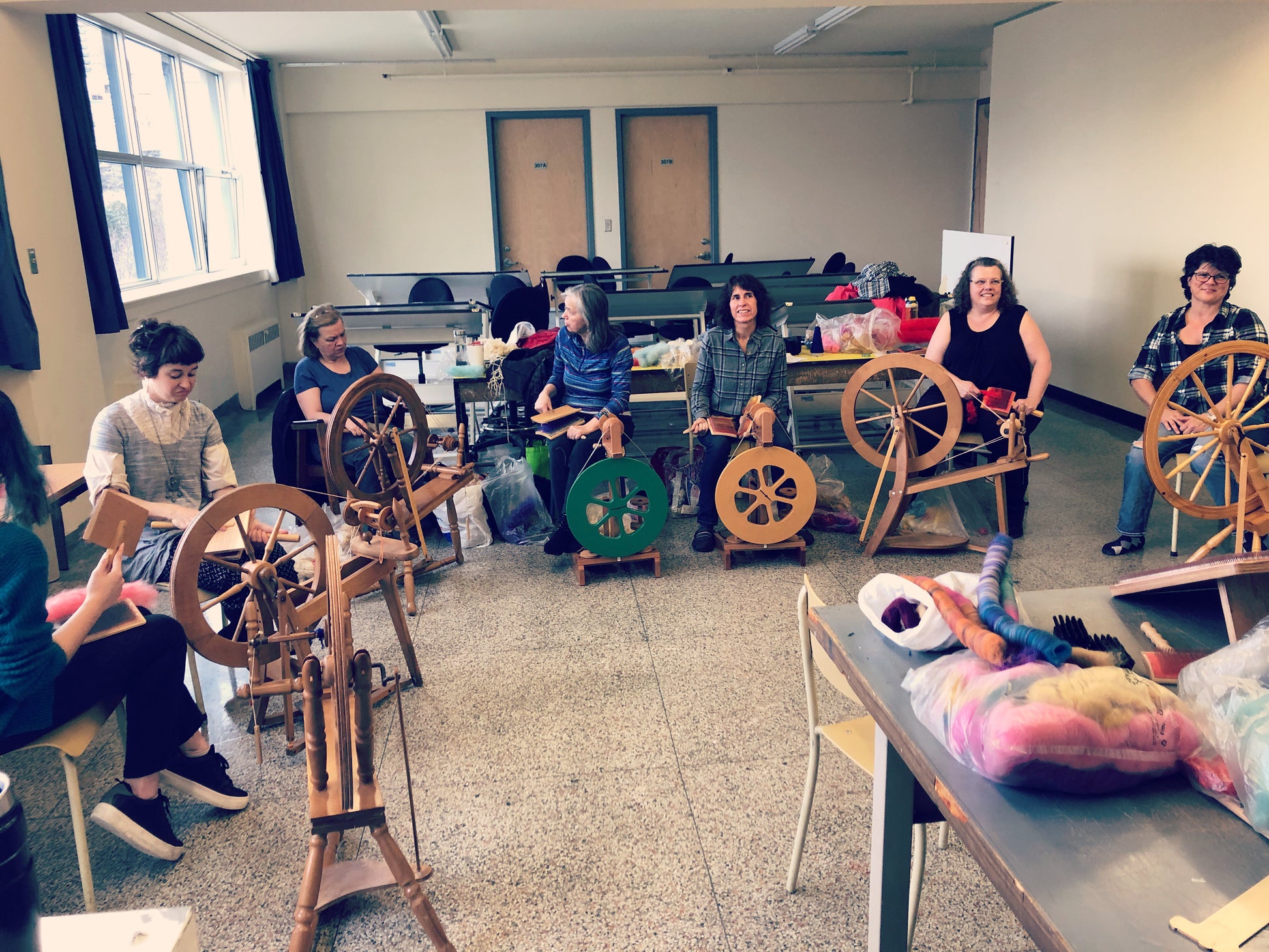 Cours de filage grand public
