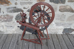 Load image into Gallery viewer, Double-Drive Antique Spinning Wheel
