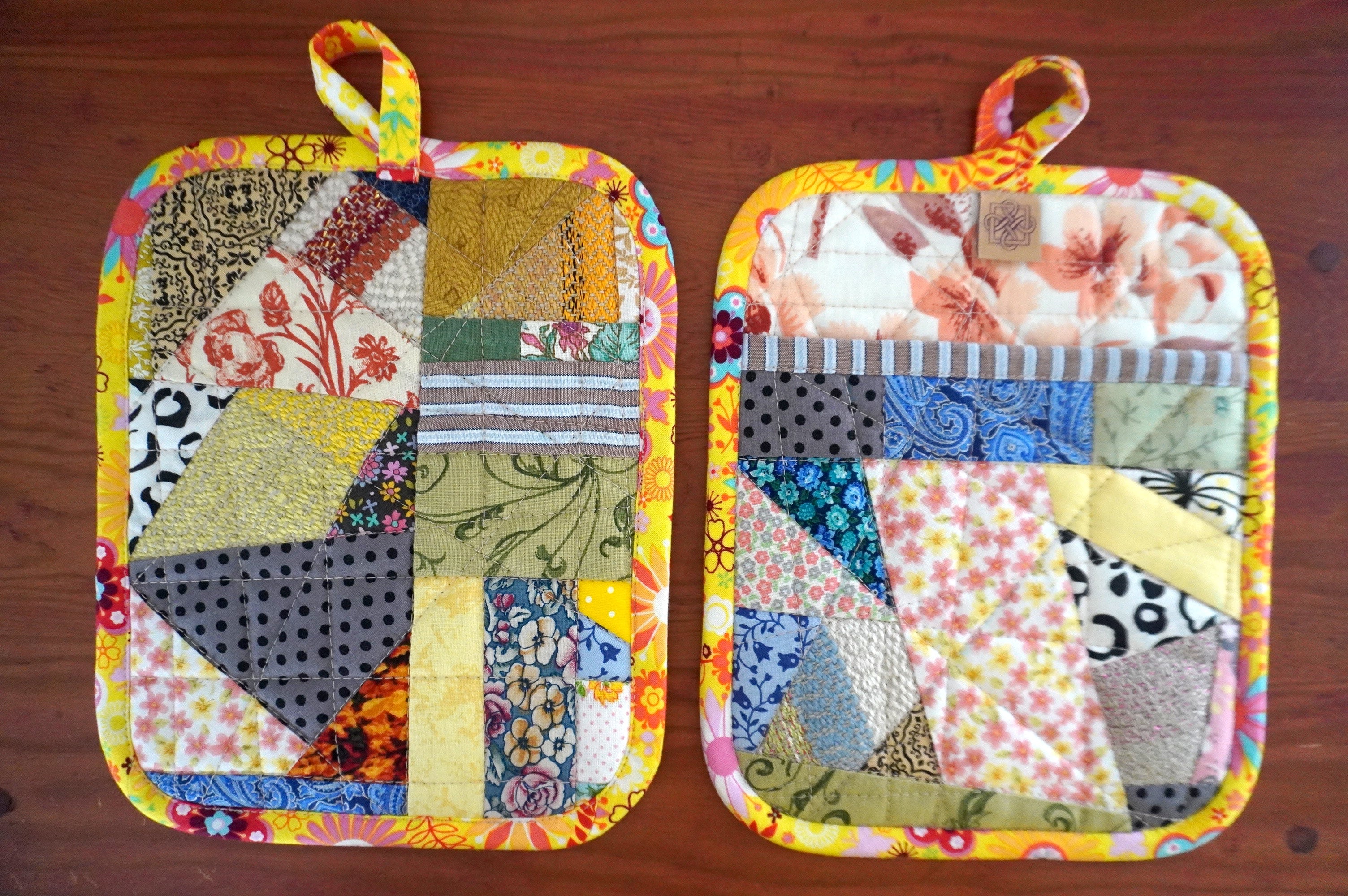 Mitaines à four rapides Jaunes