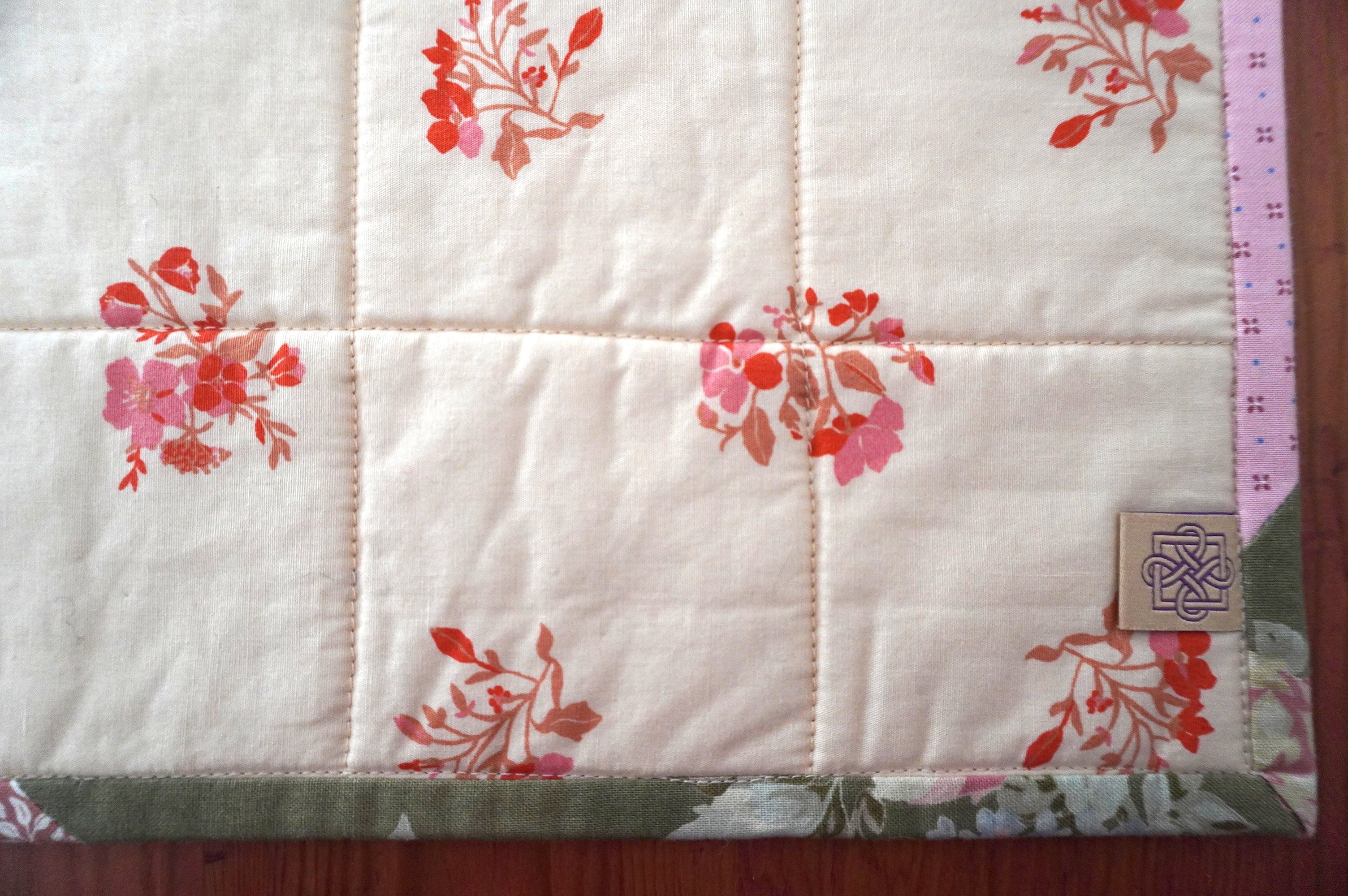 Beige - Napperon en courtepointe