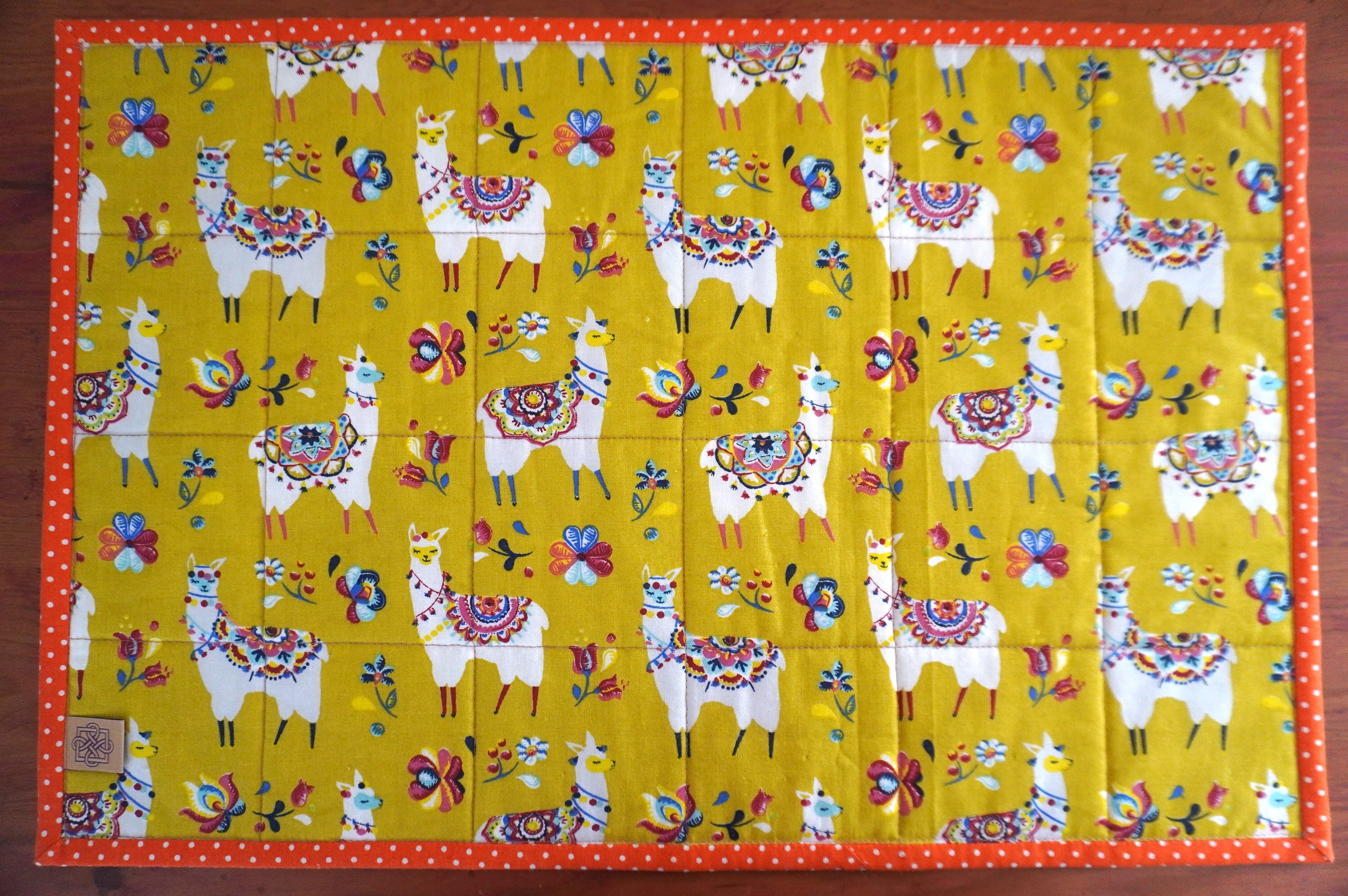 Petits animaux - Napperon en courtepointe