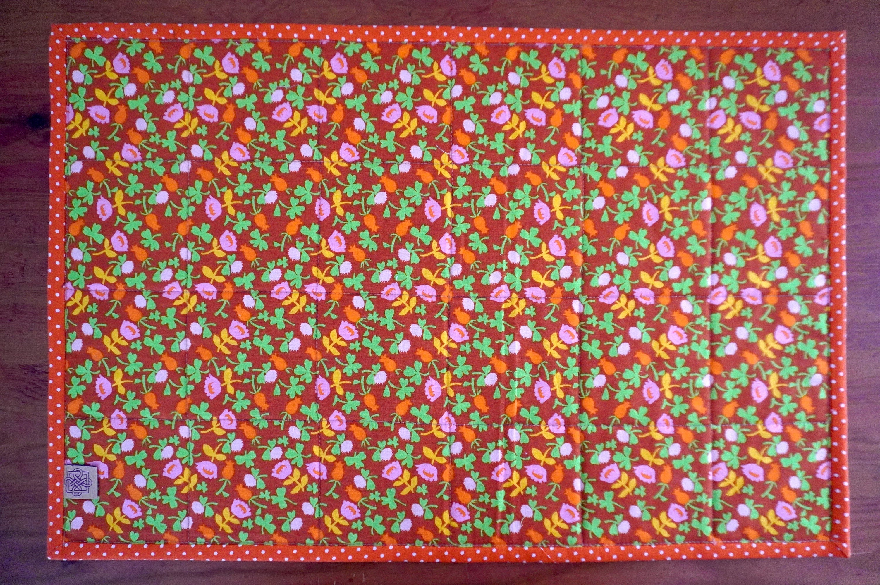 Petits animaux - Napperon en courtepointe