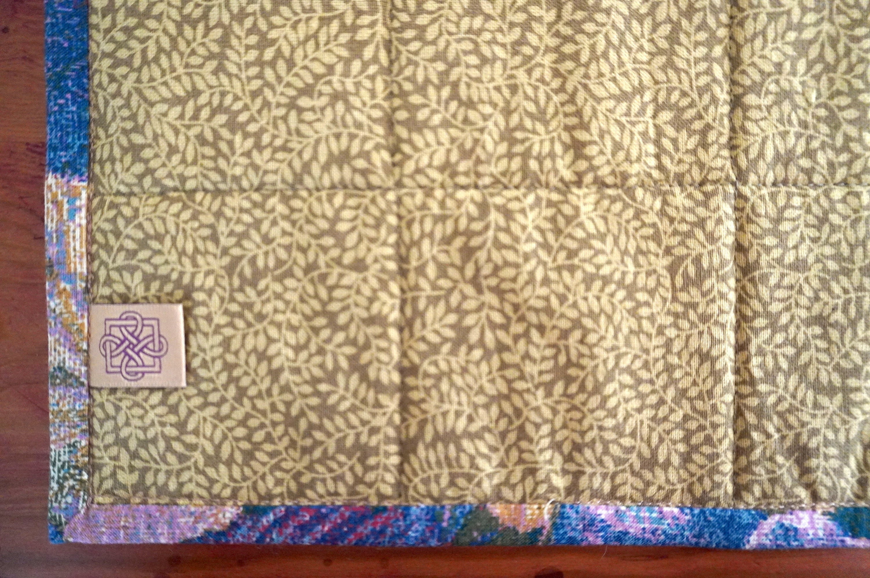 Bleu d'automne - Napperon en courtepointe