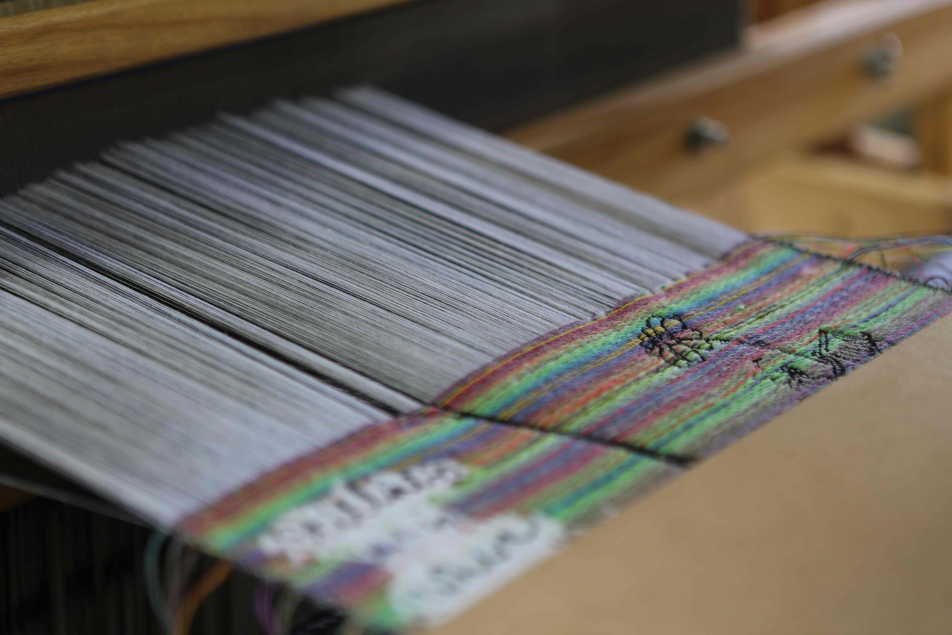 Carnet d'études (Study Notebook) - Jacquard Tapestry Triptych