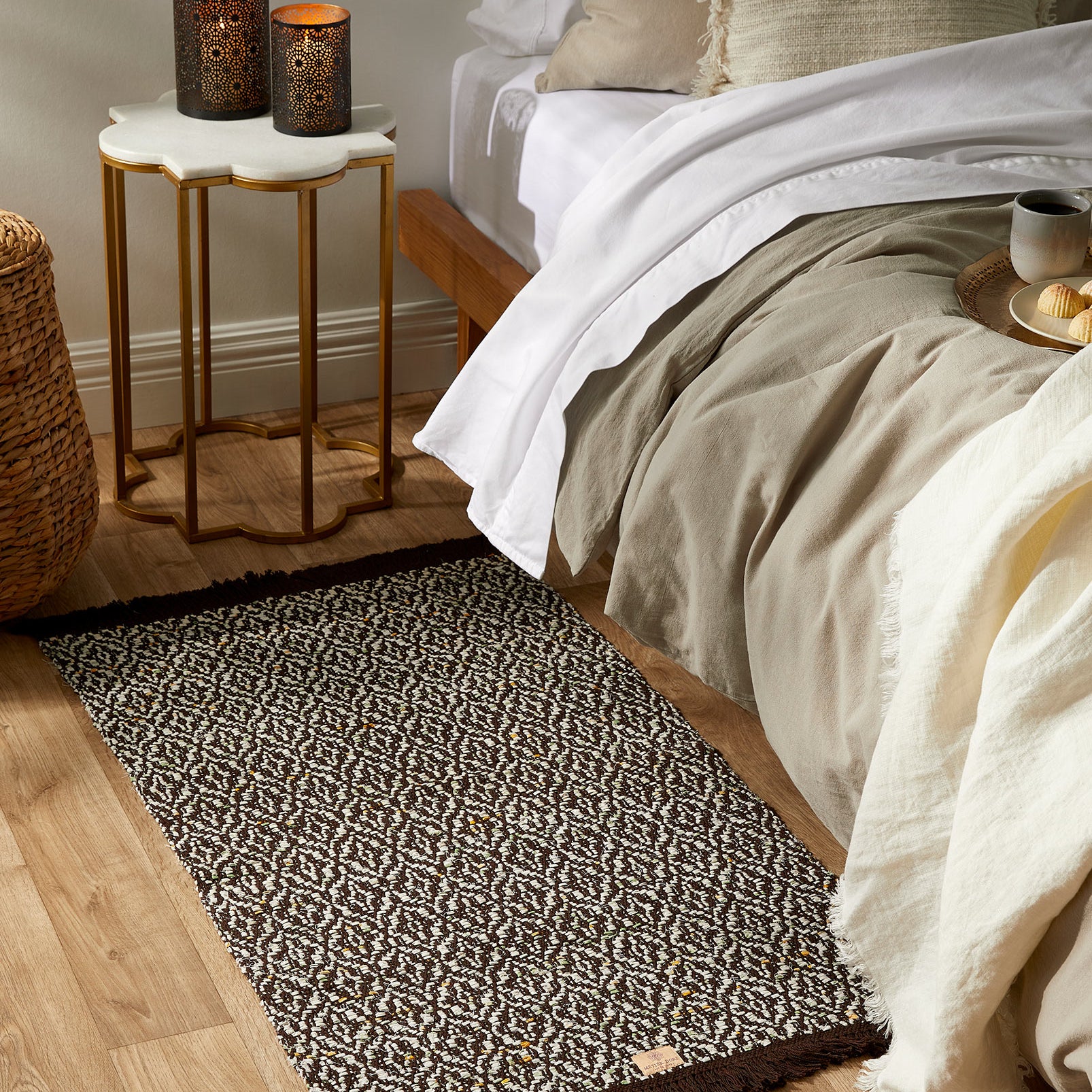 Herbarium Handwoven Upcycled Cotton Rug
