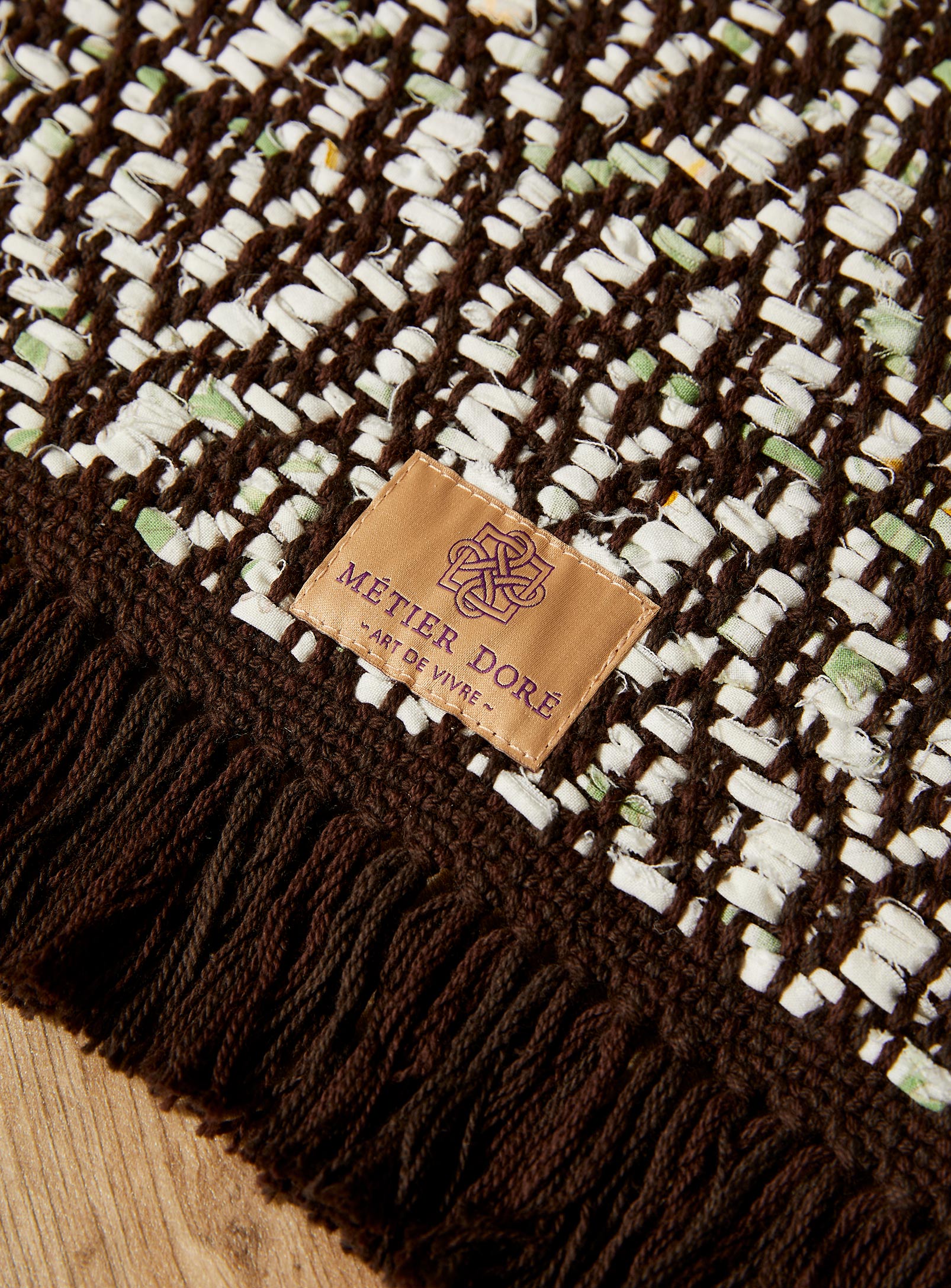 Herbarium Handwoven Upcycled Cotton Rug