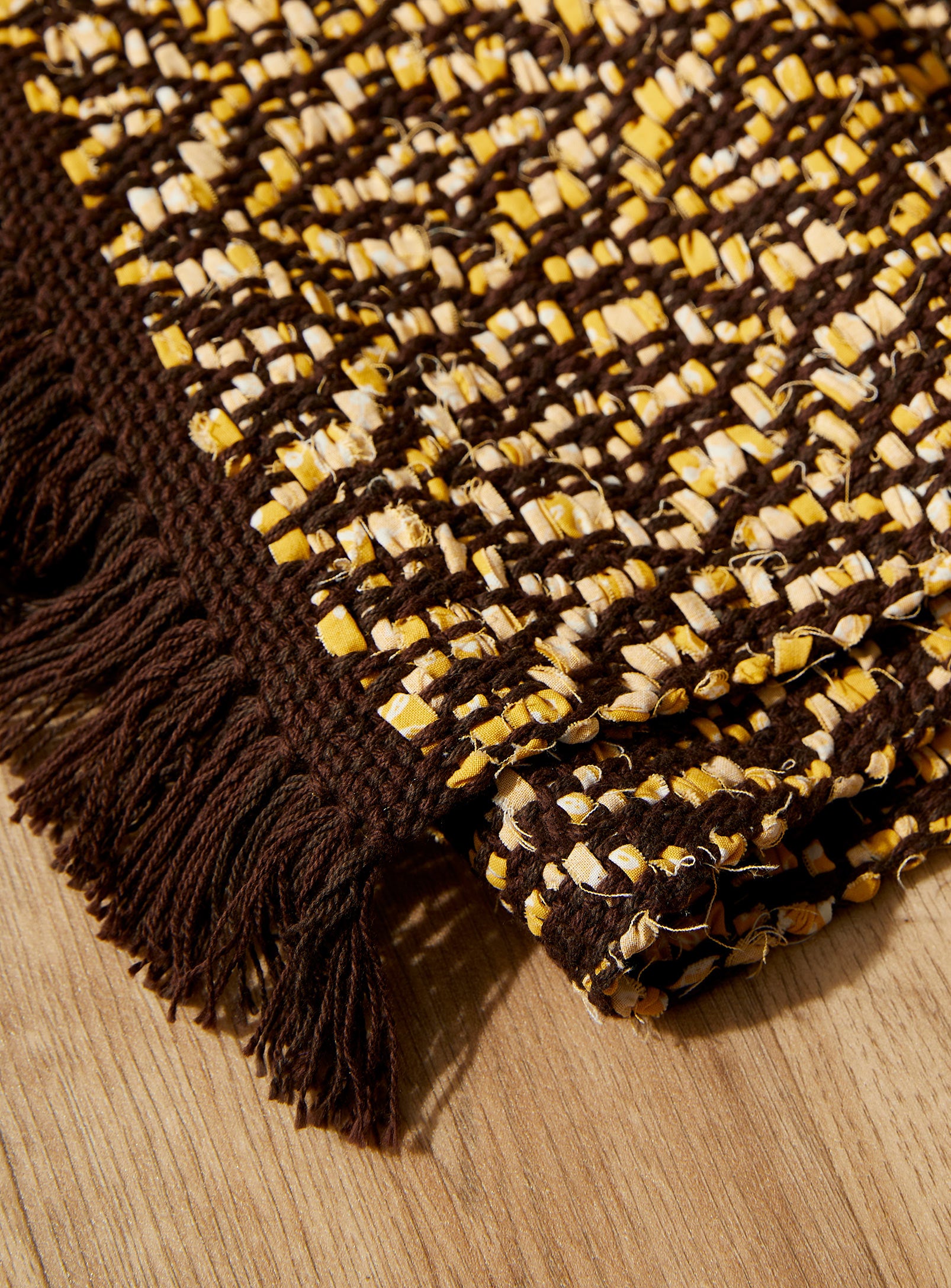 Dandelion Handwoven Upcycled Cotton Rug