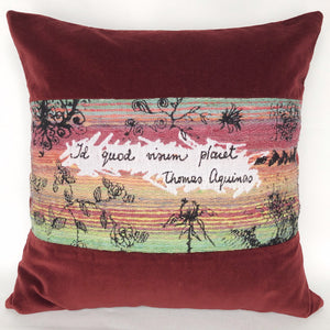 Definition of Beauty - Pillow Cover with Handwoven Jacquard Tapestry