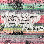 Charger l&#39;image dans la galerie, La mesure de l&#39;amour - Housse de coussin avec tapisserie Jacquard tissée à la main

