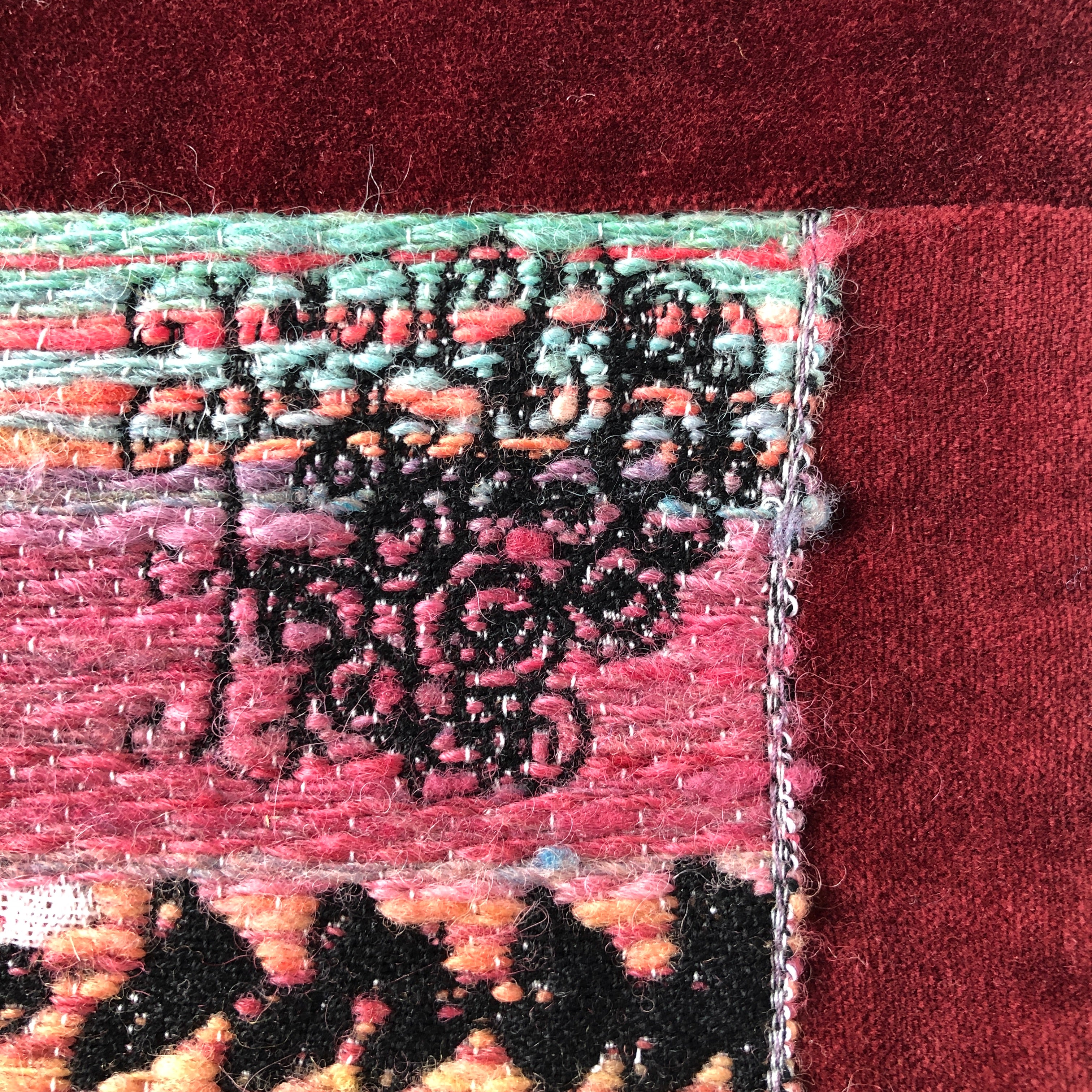 Définition de la beauté - Housse de coussin avec tapisserie Jacquard tissée à la main