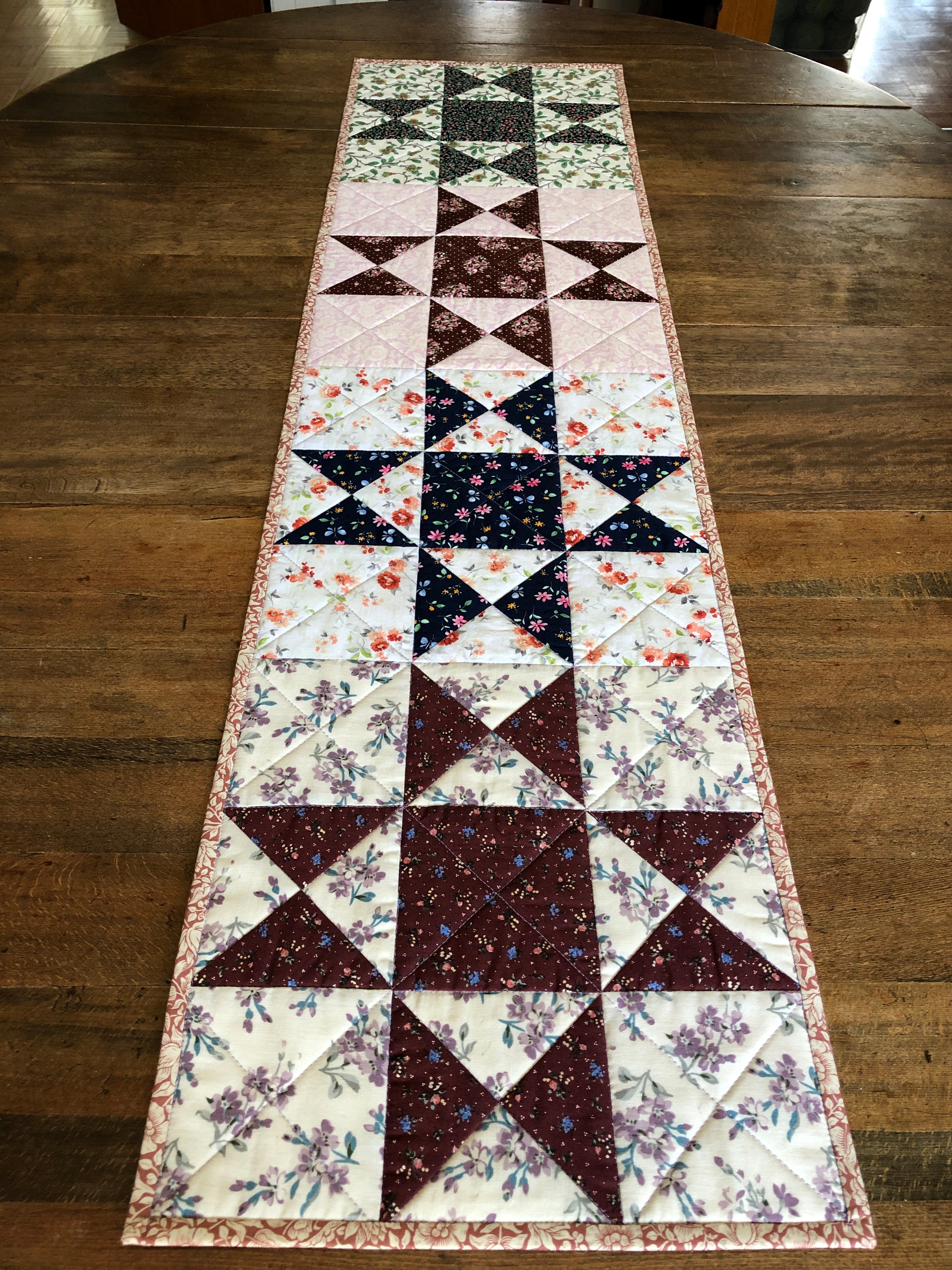 Day & Night Floral Table Runner