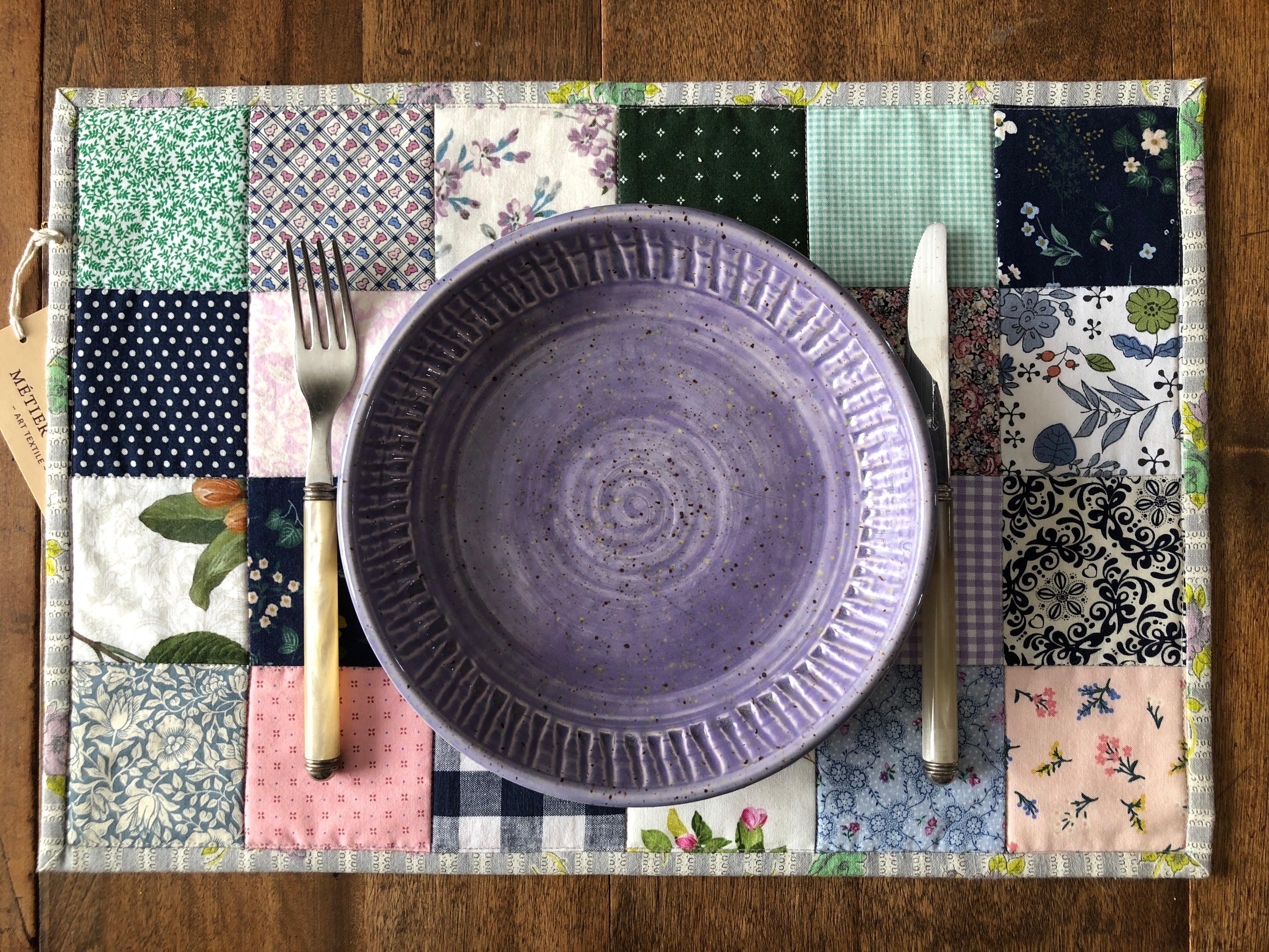 Wintery Patchwork Placemat