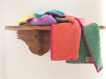Load image into Gallery viewer, Bright Colour Block Scarf, 100% Wool
