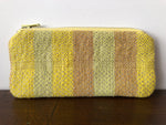 Load image into Gallery viewer, Yellow Linen Handwoven Pouch
