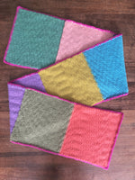 Load image into Gallery viewer, Bright Colour Block Scarf, 100% Wool
