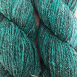 Load image into Gallery viewer, Emerald Heather Hand-Dyed DK Weight Wool Yarn
