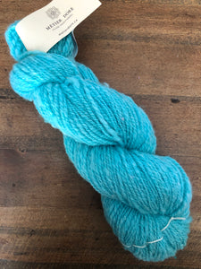 Turquoise Hand-Dyed DK Weight Wool Yarn