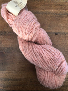 Rustic Pink Hand-Dyed Heavy Worsted Wool Yarn