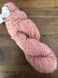 Rustic Pink Hand-Dyed Heavy Worsted Wool Yarn