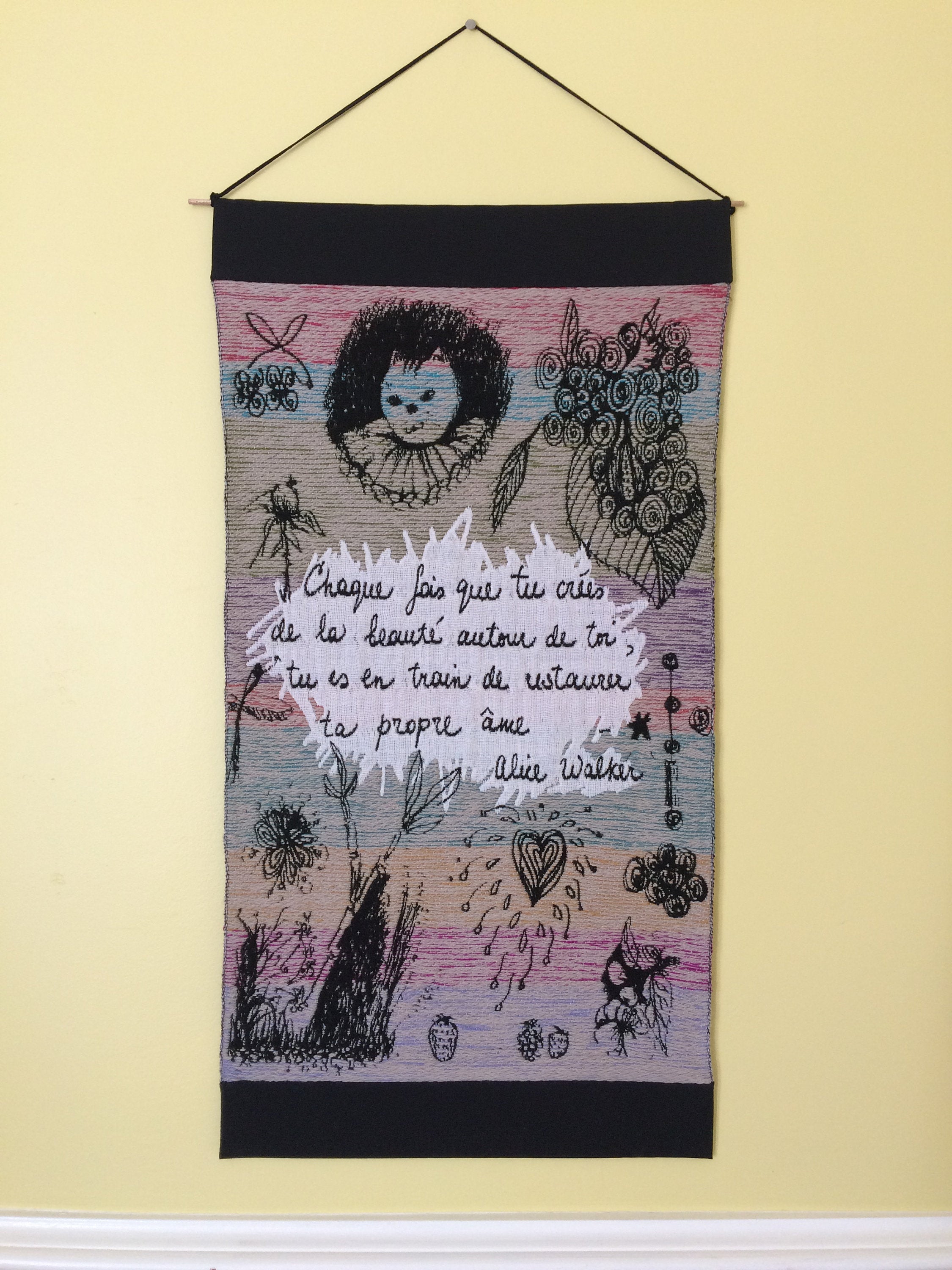 Restoring Your Soul - Jacquard Tapestry Wall Hanging