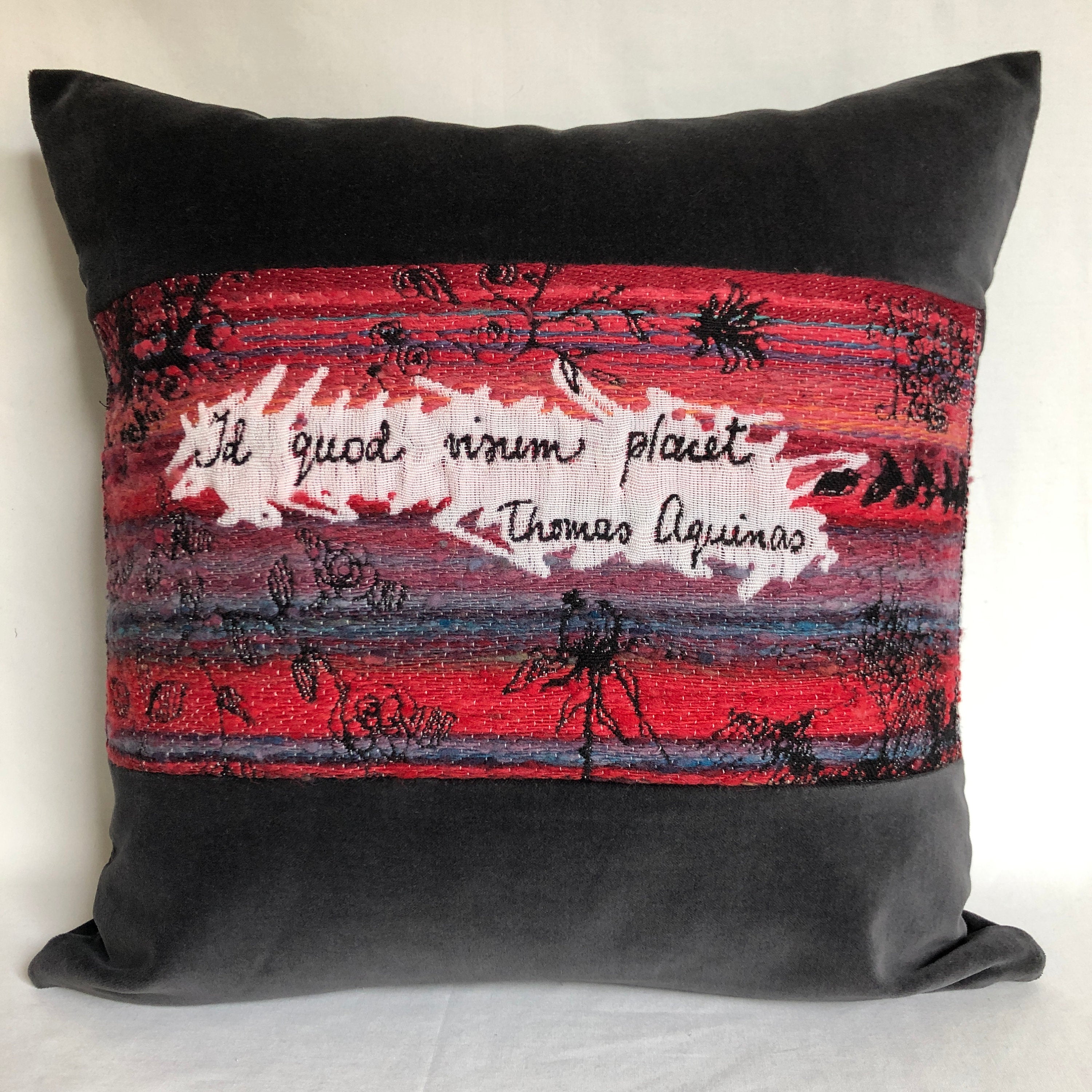 Definition of Beauty - Pillow Cover with Handwoven Jacquard Tapestry