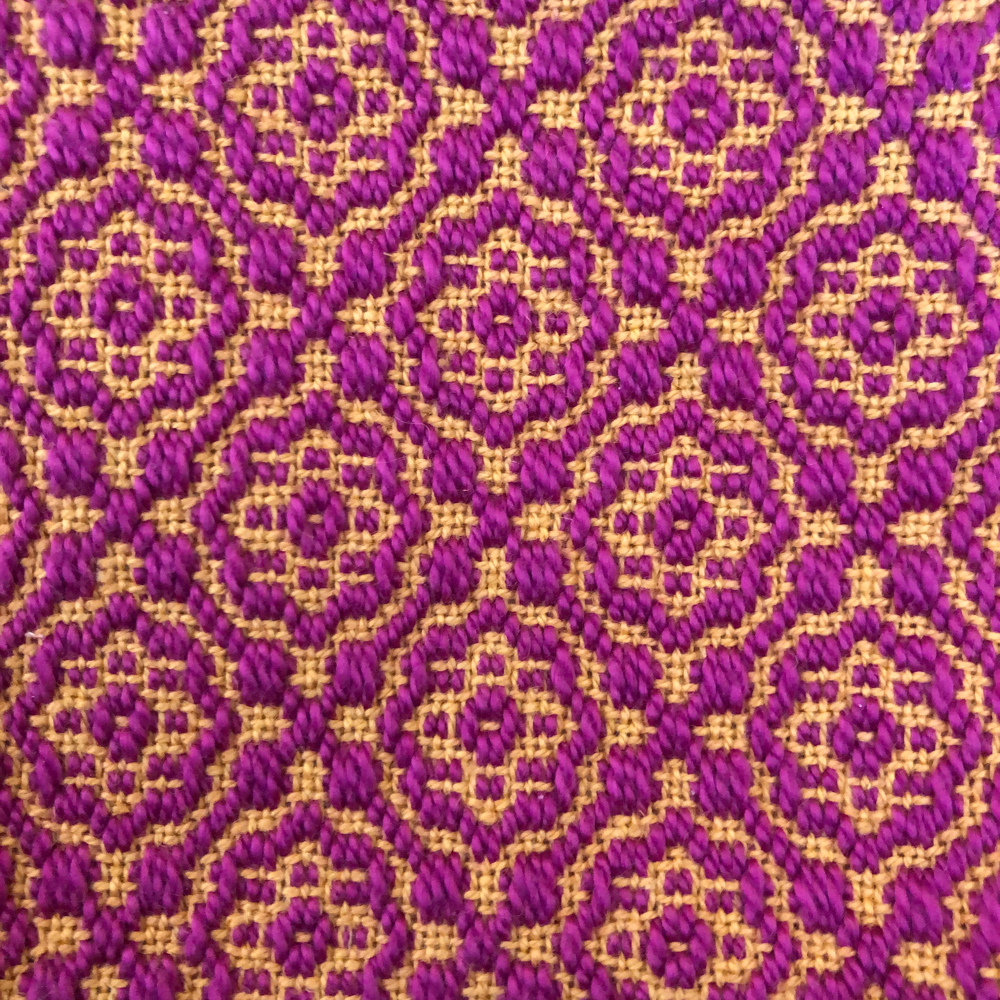 Magenta Cotton Handwoven Pouch