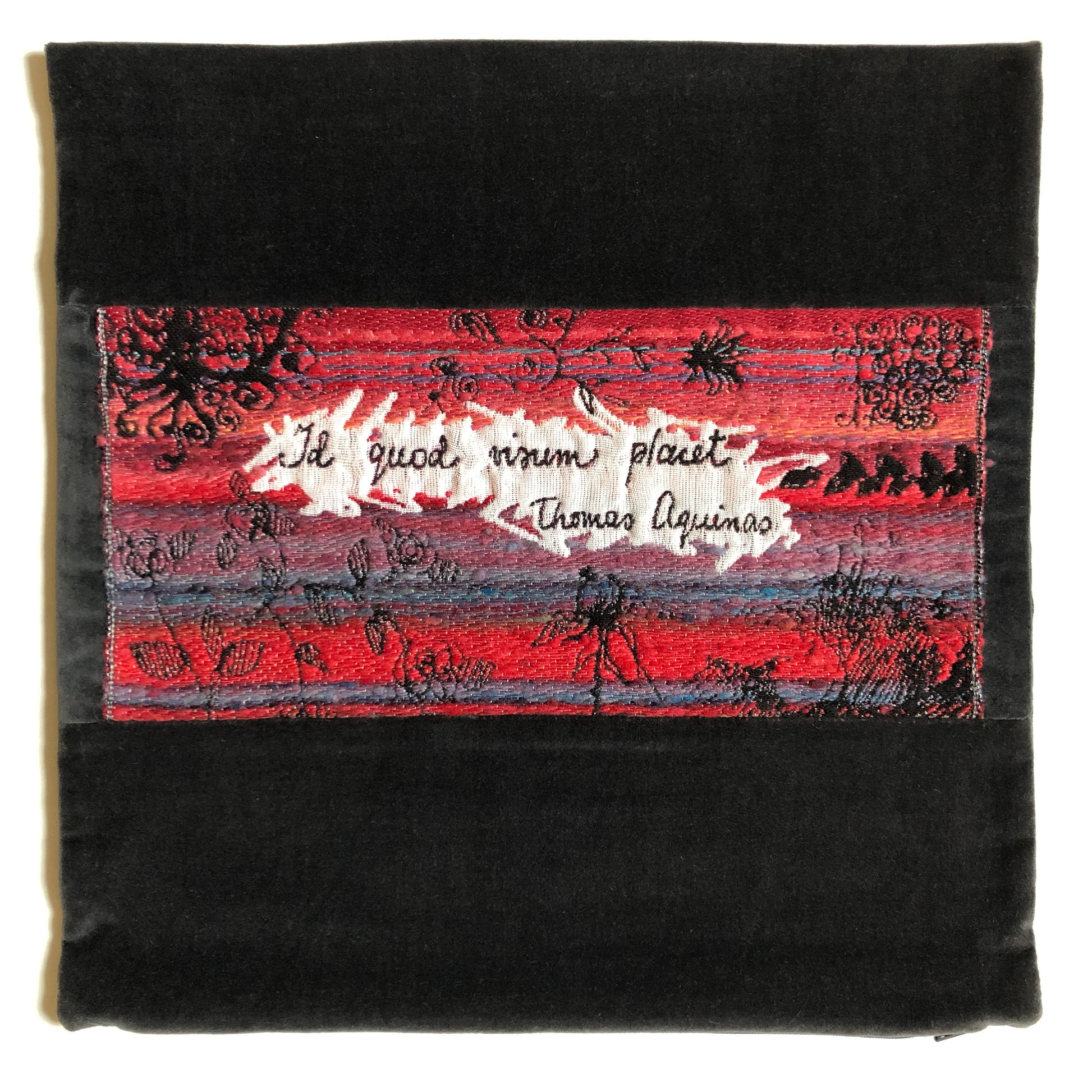 Definition of Beauty - Pillow Cover with Handwoven Jacquard Tapestry