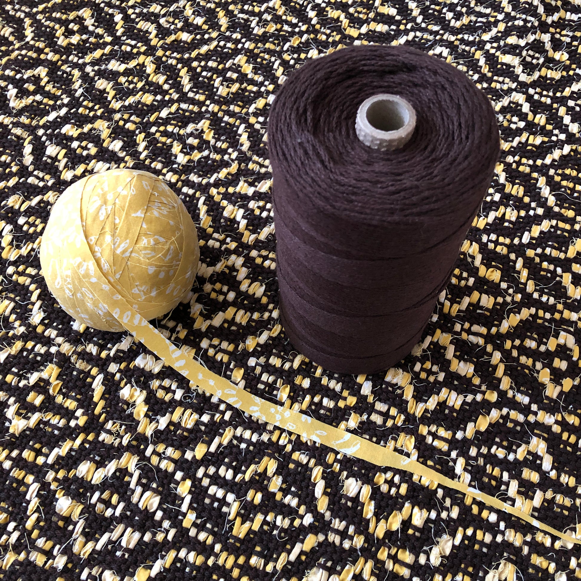 Dandelion Handwoven Upcycled Cotton Rug