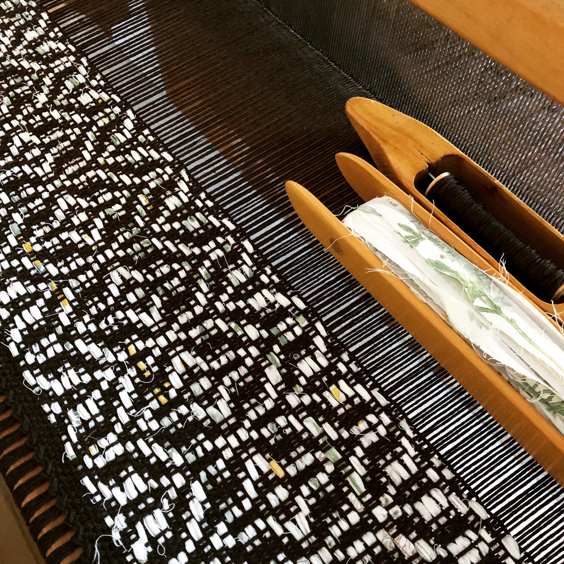 Herbarium Handwoven Upcycled Cotton Rug