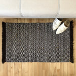 Load image into Gallery viewer, Herbarium Handwoven Upcycled Cotton Rug
