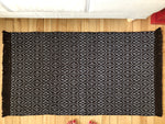 Load image into Gallery viewer, Gray Sheep Handwoven Rug, Wool &amp; Cotton
