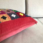 Load image into Gallery viewer, Pillow Cover with Crocheted Decor
