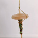 Load image into Gallery viewer, Drop Spindle Hi-Lo by Schacht + 1 oz of carded wool

